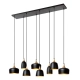 CHAYANNE - Lampa wisząca - 8xE14 - Black 05446/08/30 Lucide